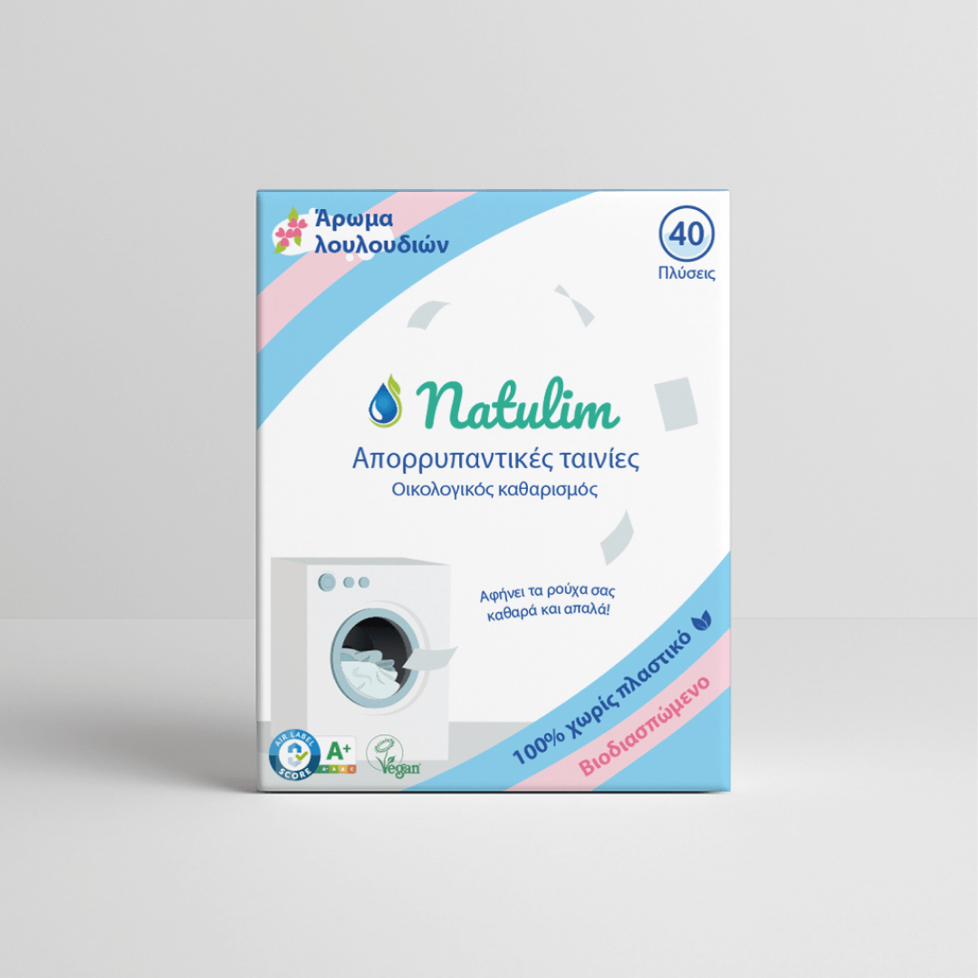 Οικολογικά φύλλα πλυντηρίου Natulim - 40 πλύσεις