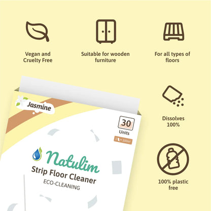 Eco καθαριστικό δαπέδου Natulim — 30 ταινίες διαλυτές στο νερό