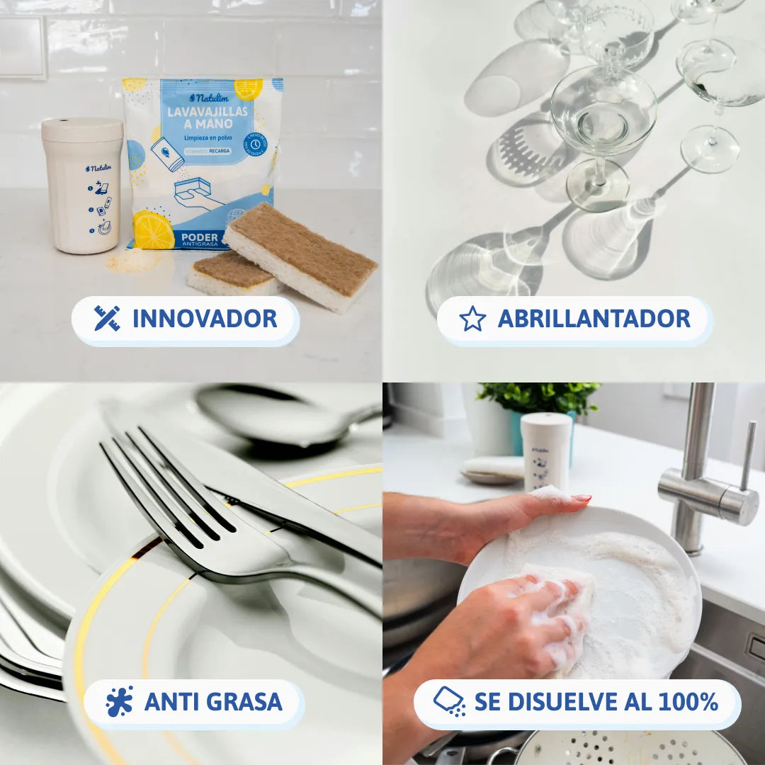 Επαναχρησιμοποιούμενο δοχείο – Πλύσιμο με το χέρι