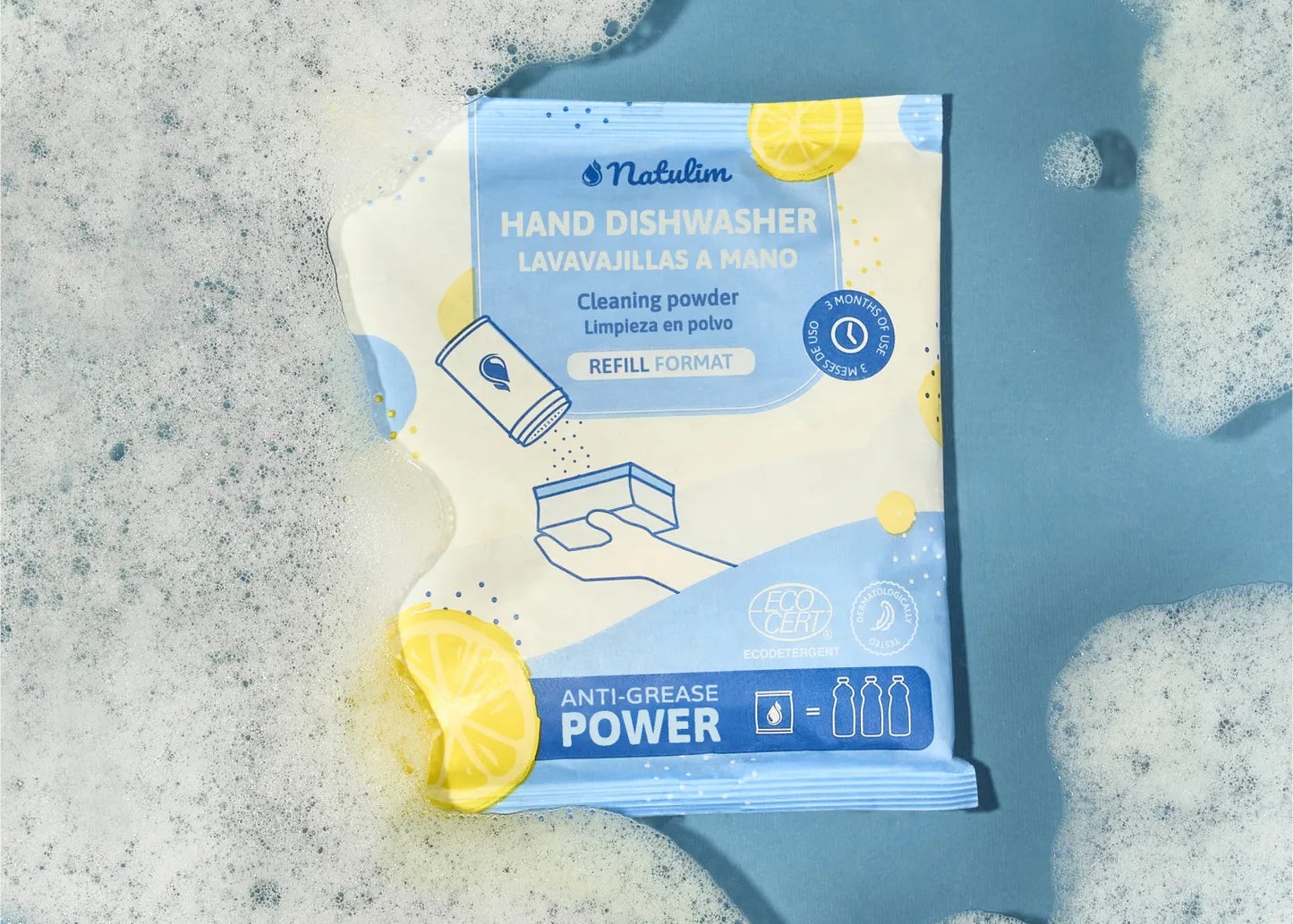 Σκόνη πλύσης πιάτων στο χέρι