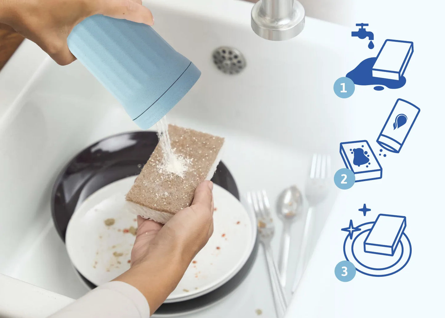 Σκόνη πλύσης πιάτων στο χέρι