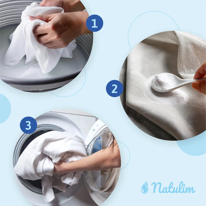 Oxi White Natulim — οικολογική λευκαντική σκόνη ρούχων χωρίς χλώριο