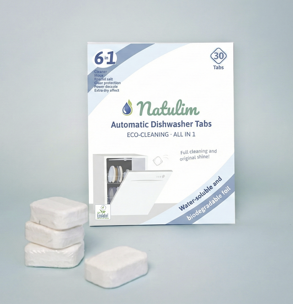 Ταμπλέτες πλυντηρίου πιάτων 6 σε 1 Eco - 30 πλύσεις