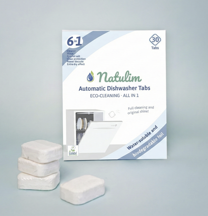 Ταμπλέτες πλυντηρίου πιάτων 6 σε 1 Eco - 30 πλύσεις