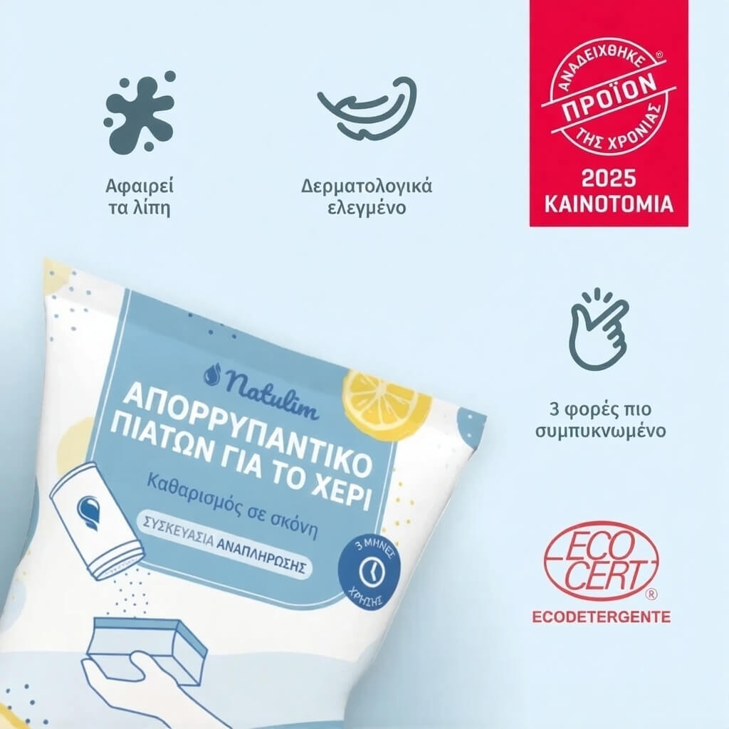 Πακέτο για πλύσιμο πιάτων στο χέρι